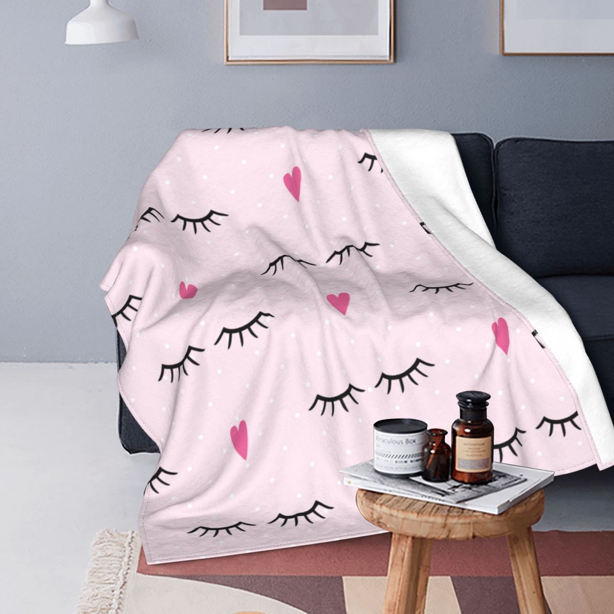 Eyelash-Knitted-Blankets-Cartoon-Beauty-Glam-Closed-Eyes-Flannel-Throw-Blanket-Airplane-Travel-Decoration-Soft-Warm-4