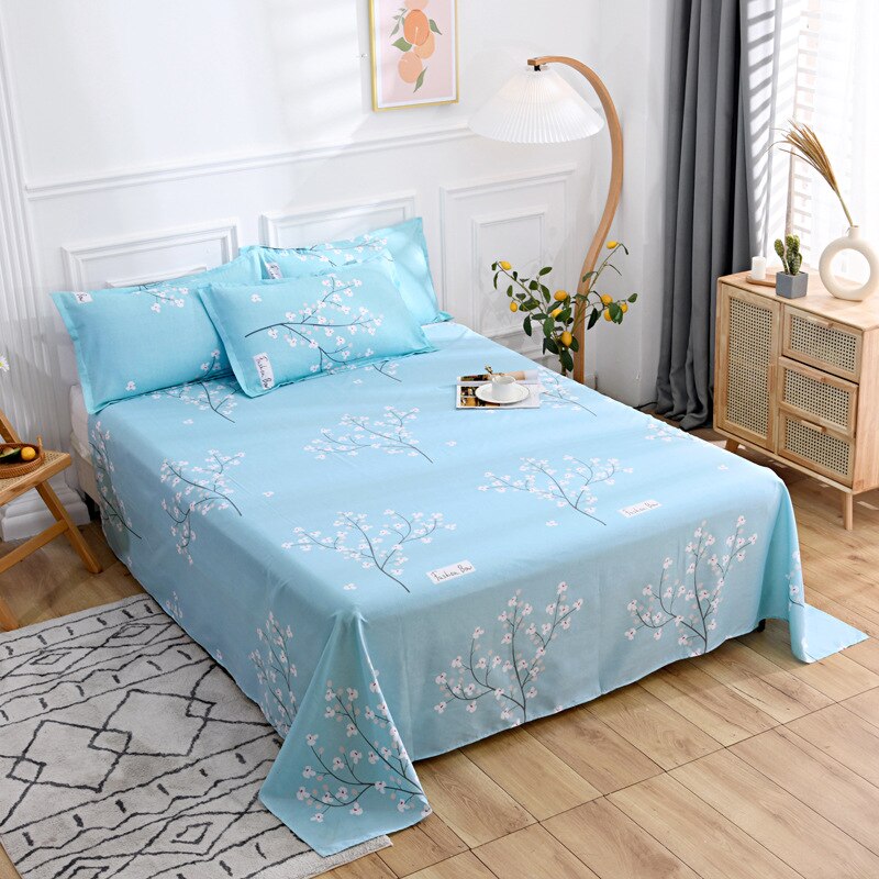 Single-Bed-Sheet-Fresh-Water-Washed-Cotton-Pad-Bed-Sheet-Student-Dormitory-Bed-Sheet-Cotton-Bed-1