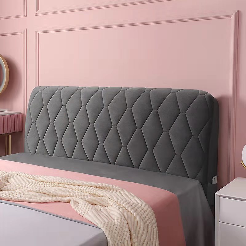 Soft-Smooth-All-inclusive-Protector-Quilted-Head-Cover-Thicken-Velvet-Headboard-Cover-Solid-Color-Bed-Back-3