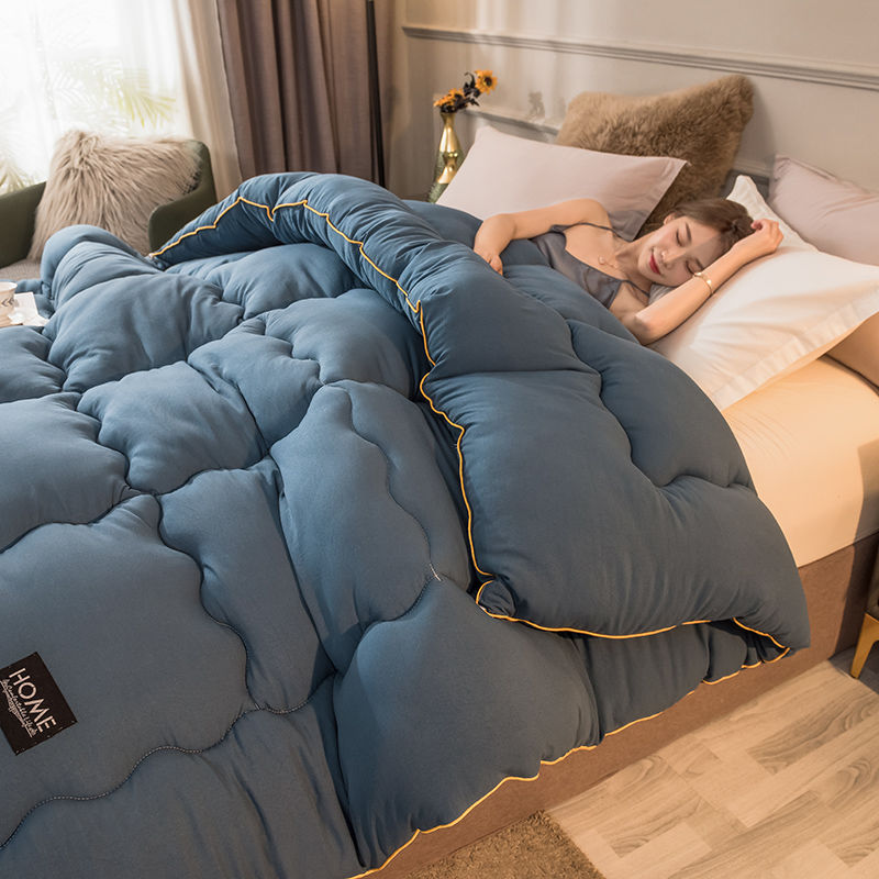 Winter-Quilted-Blanket-Thick-Quilt-Down-Quilt-3D-Bread-Down-Quilt-Quilt-Comfortable-Winter-Four-Seasons-4