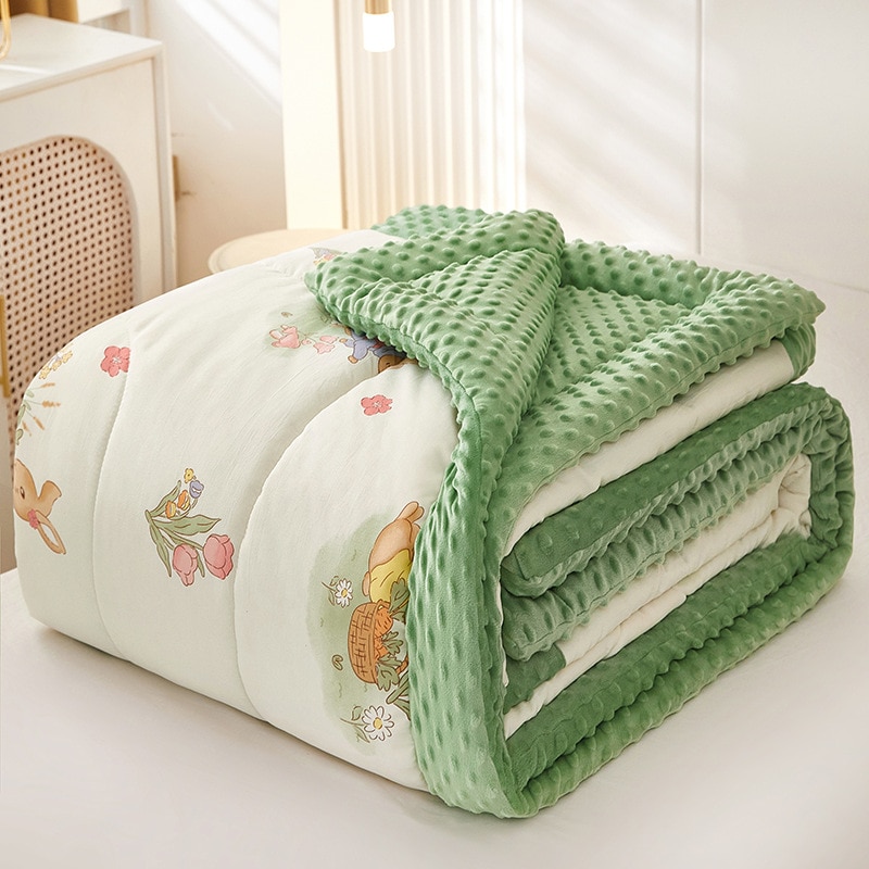 Winter-Warm-Baby-Quilt-Comforter-Quilted-Blanket-Summer-Soft-Nap-Cover-Bed-Thick-Blanket-Newborn-Infant-1