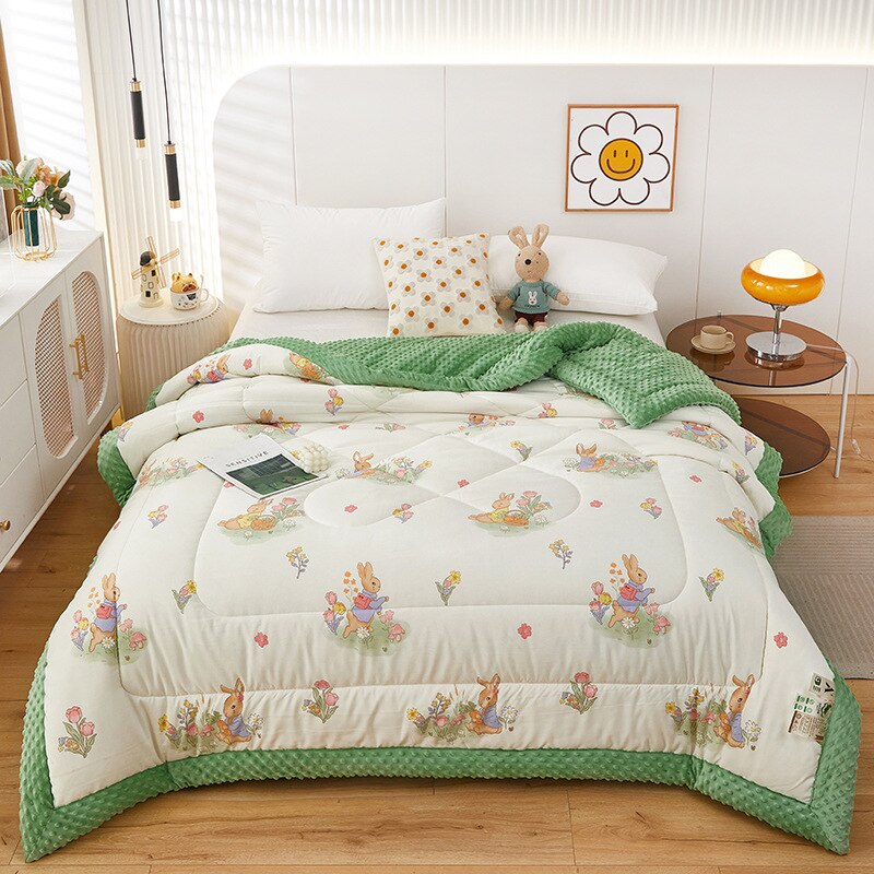 Winter-Warm-Baby-Quilt-Comforter-Quilted-Blanket-Summer-Soft-Nap-Cover-Bed-Thick-Blanket-Newborn-Infant-2